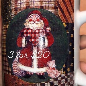 WBI Santa Xmas mug 3itemsfor$20